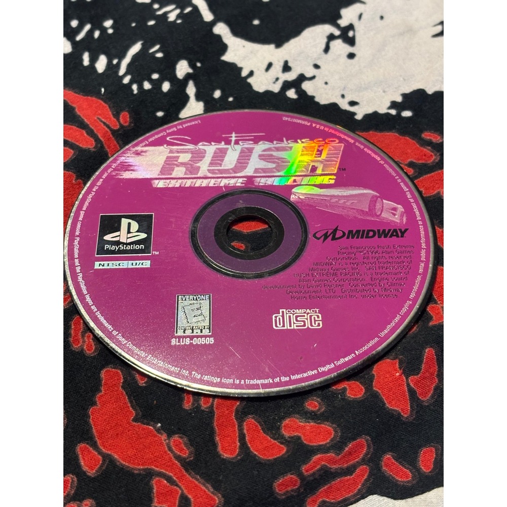 San Francisco Rush Extreme Racing Sony PlayStation PS1 Midway SLUS-00505